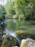 Mountaintown Creek is the perfect place to fish for trout.